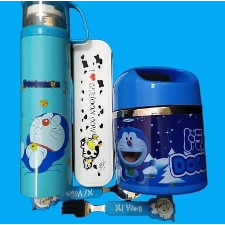 Children Food And Water Flask 3 In 1 Set