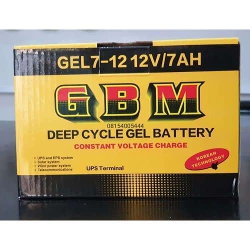 GBM Deep Cycle Maximum Power 7Ah /12volt Battery