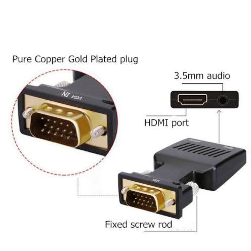Vga To Hdmi Converter With Audio