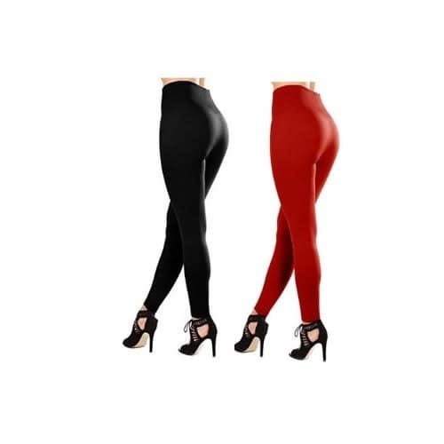 High Waist Leggings For Ladies -2 In 1