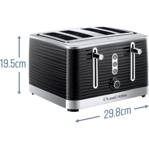 Inspire 4 Slice Toaster-Black
