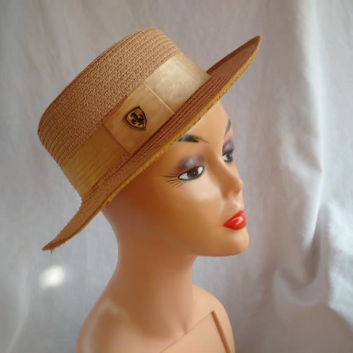 Unisex Niger-delta Fedora Hat - Peach