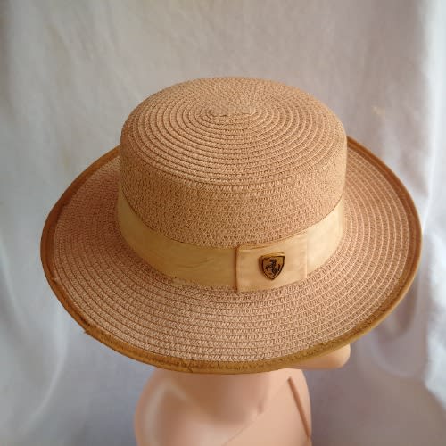 Unisex Niger-delta Fedora Hat - Peach