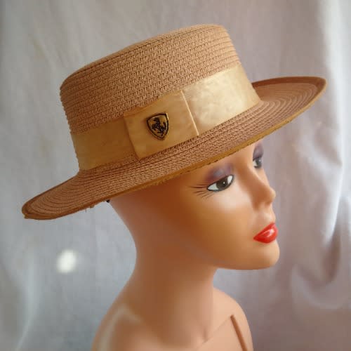Unisex Niger-delta Fedora Hat - Peach