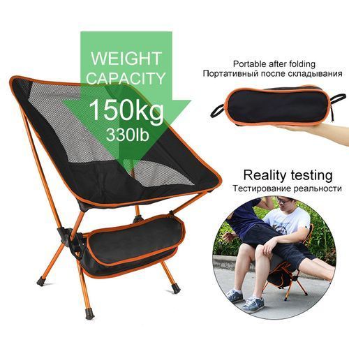 Travel Ultralight Folding Chair Portable Beach Hiking Picnic Seat Fishing Tools Chair