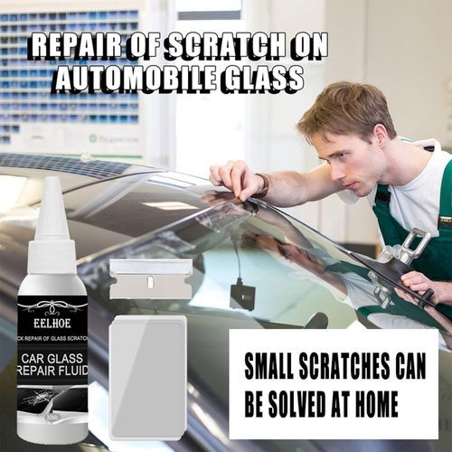 Car Windshield Glass Repair Kit - Vehicle Crack Fix Tool