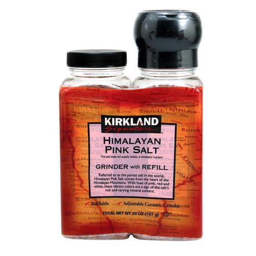 Himalayan Pink Salt Grinder With Refill