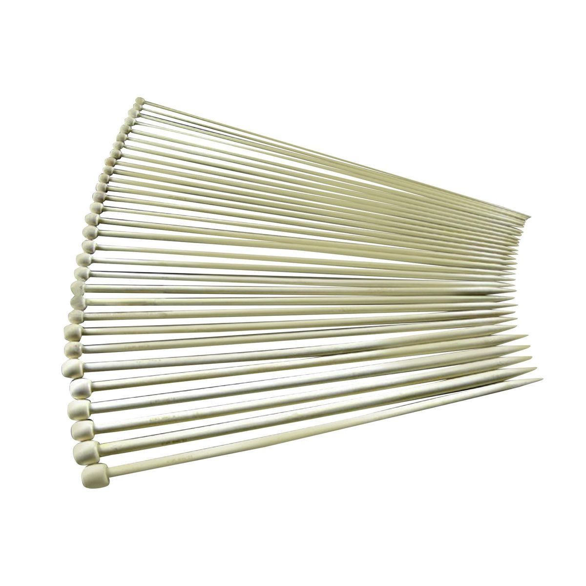 30x Straight Single Pointed Knitting Needle Yarn Weave For Making