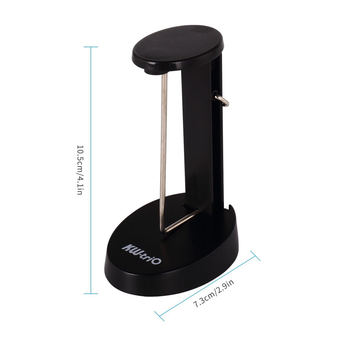 KW-trio Desk Receipt Holder Spike Stick with Hook Safety Protective Cover Design Check Spindle Bill Notes Paper Memo Fork Restaurant Ticket Holder