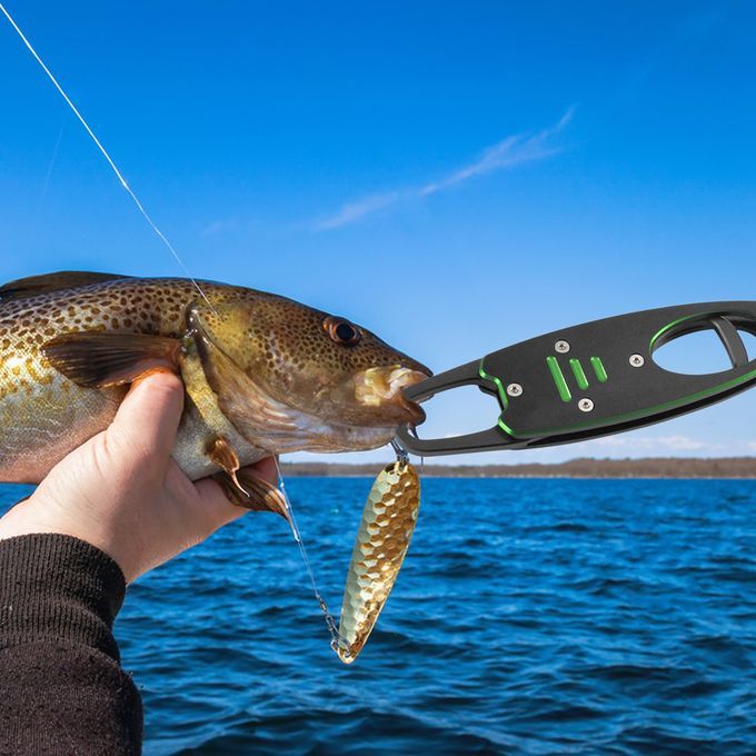 Portable Fish Lip Grabber Gripper Aluminium Alloy Fishing