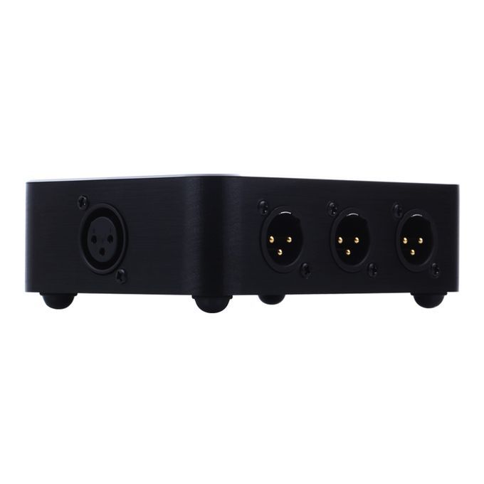 Stereo Audio Signal XLR Balanced 6 Input Switcher Converter Splitter