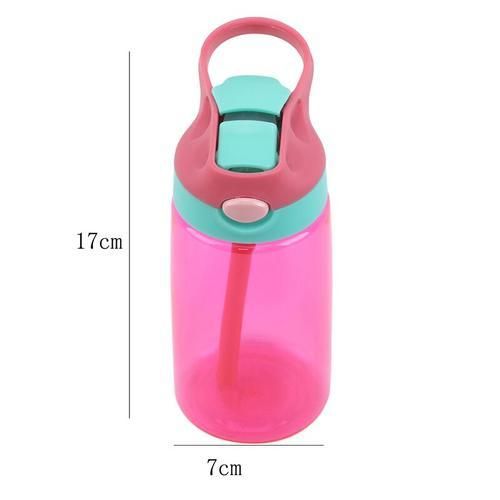 Kids Water Cup Creative Cartoon Baby Feeding Cups With Straws Leakproof Water Bottles Outdoor Portable Children's Cups Drinker