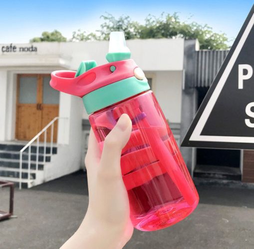 Kids Water Cup Creative Cartoon Baby Feeding Cups With Straws Leakproof Water Bottles Outdoor Portable Children's Cups Drinker