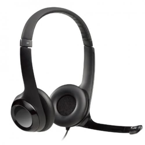H390 USB Headset & Noise-canceling Microphone - Black
