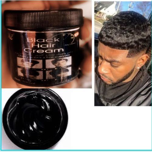 Black Hair Cream. Darkening, Anti-dandruff. Hair Growth