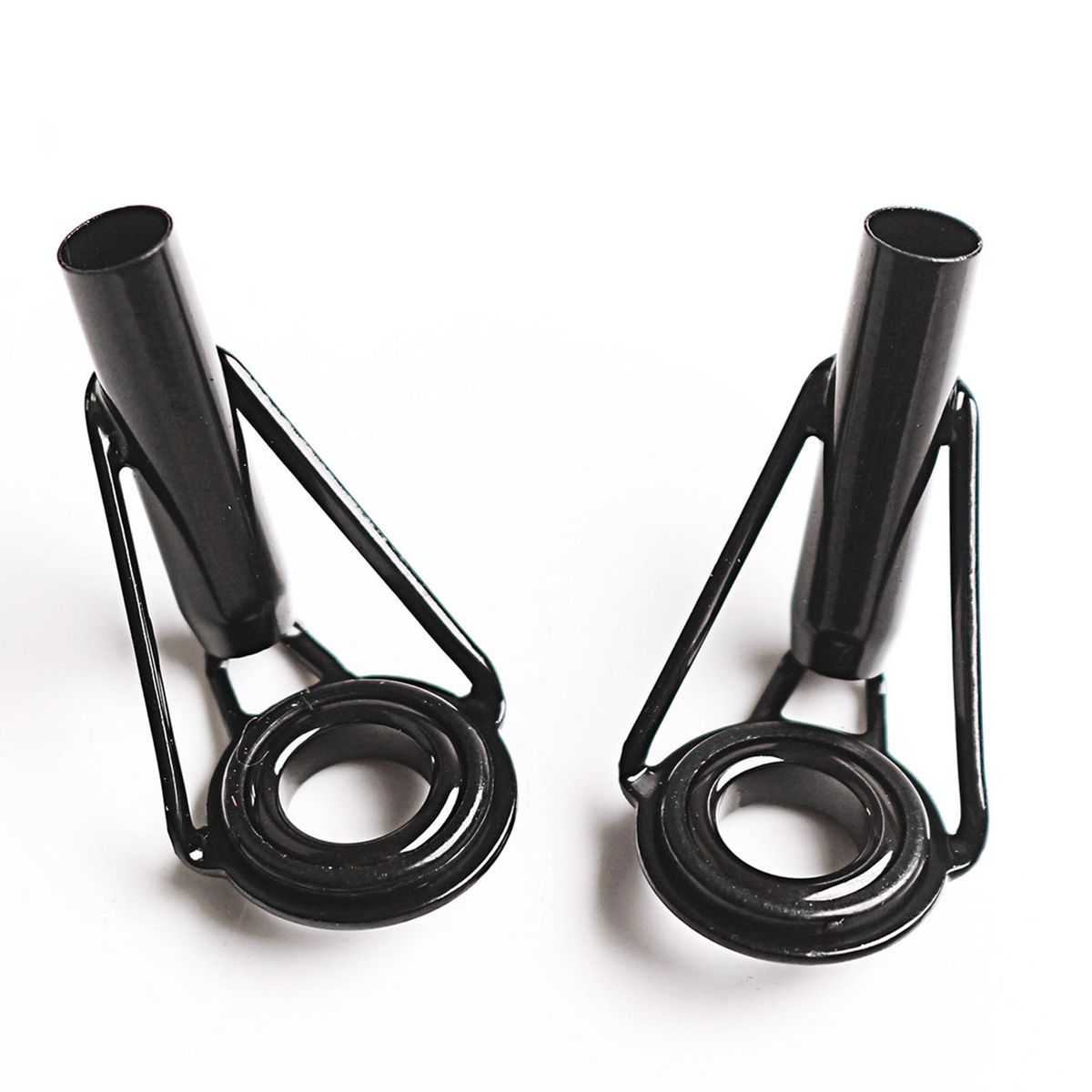 80pcs Fishing Rod Tips Stainless Steel Ceramic Ring Guide Replacement Fishing Rod Repair Kit