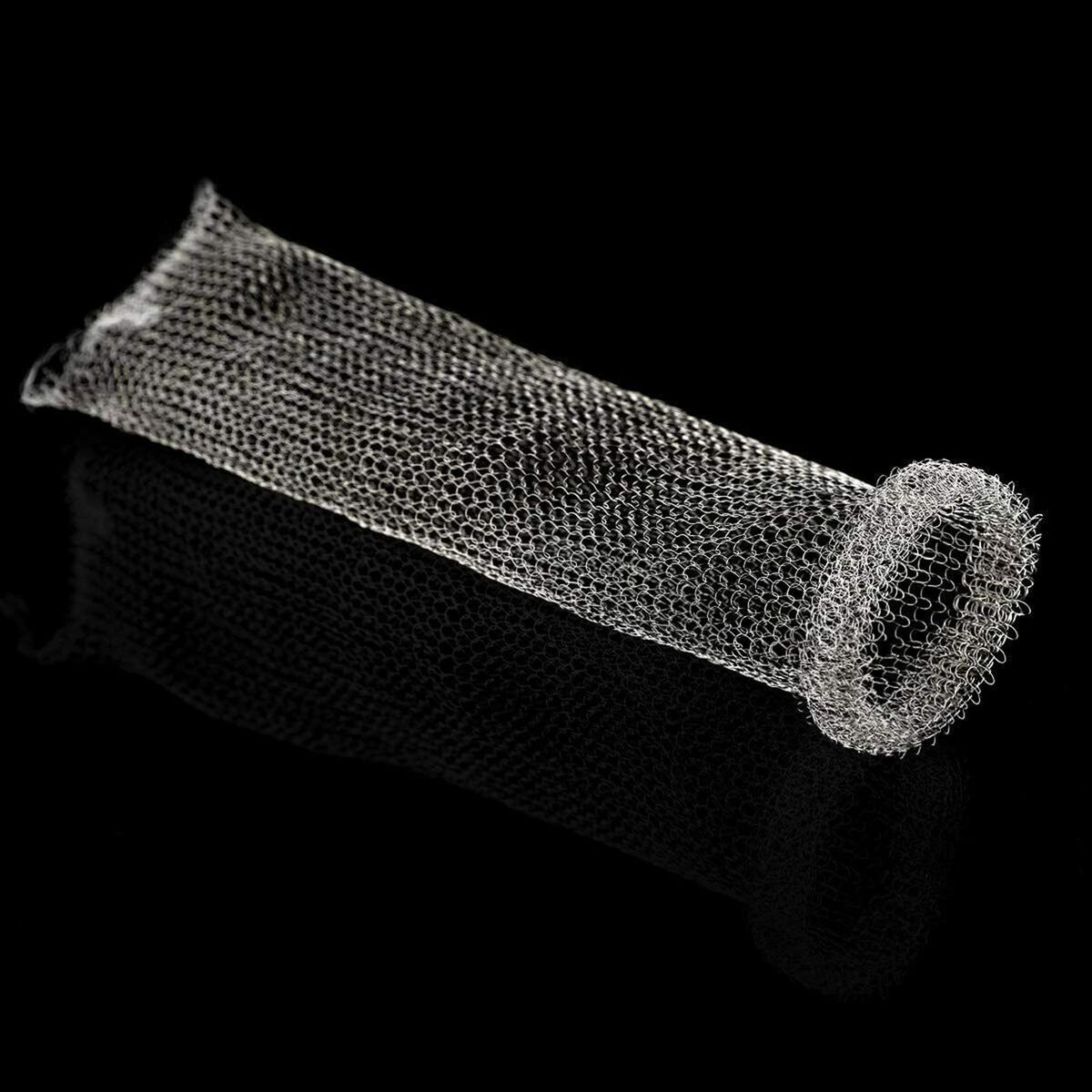 12Pcs Lint Traps with 12 Ties Attach to Washer Sink Hose Stainless Steel Lint Catcher From Clogging