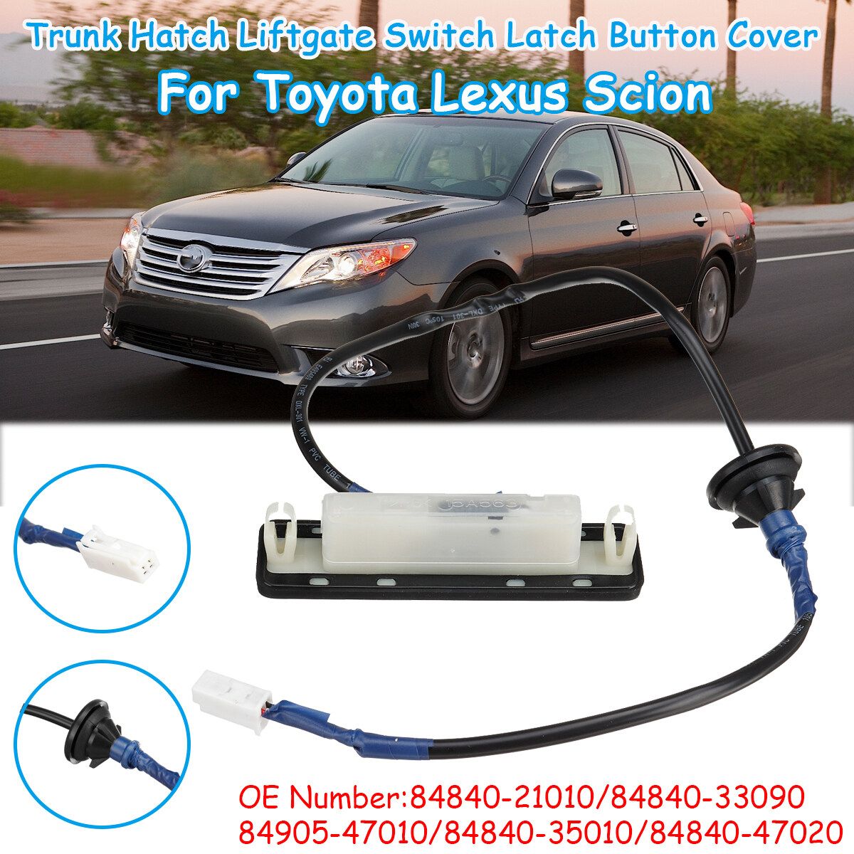 Rear Back Door Trunk Opener Switch Button For Lexus Scion Toyota #8484068010