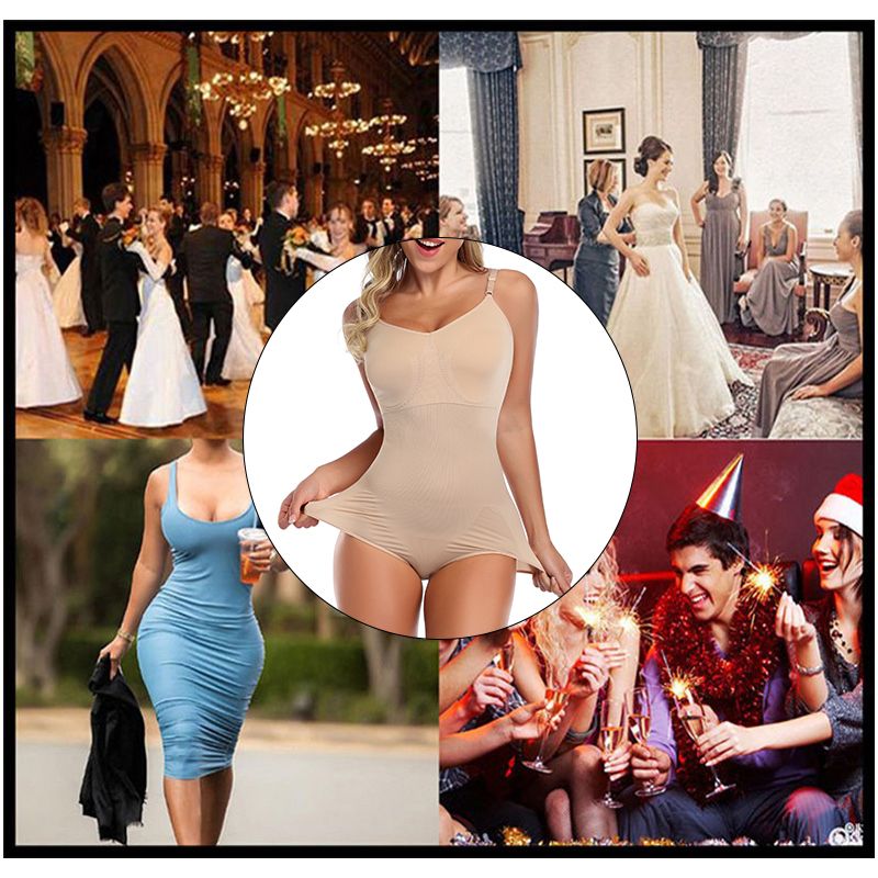 Slimming Full Slips Strapless Shaperwear Seamless Full Magic Body Shaper Tummy Control For Women Underwear Dress Women Corset US