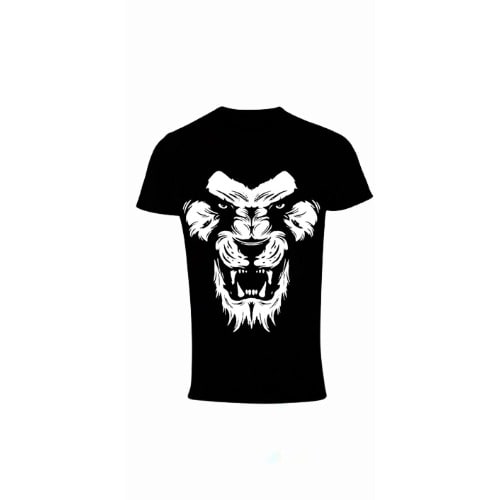 Fearless Lion Print Shirt