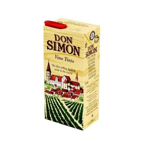 Don Simon Red Wine - Vino Tinto - 1 Litre X 12