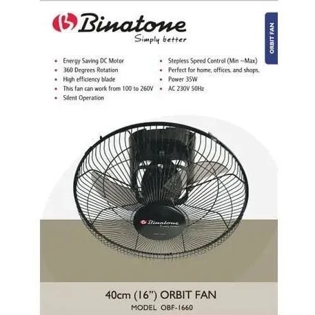 Orbit Fan Obf-1660 - 35W