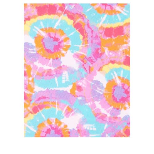 Girls Color Splash Tie Dye Snug Fit Cotton Pyjamas