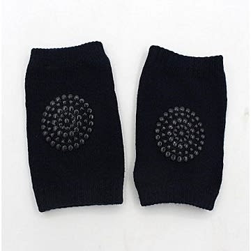 Soft Anti-slip Elbow And Knee Pad For Toddlers - Black