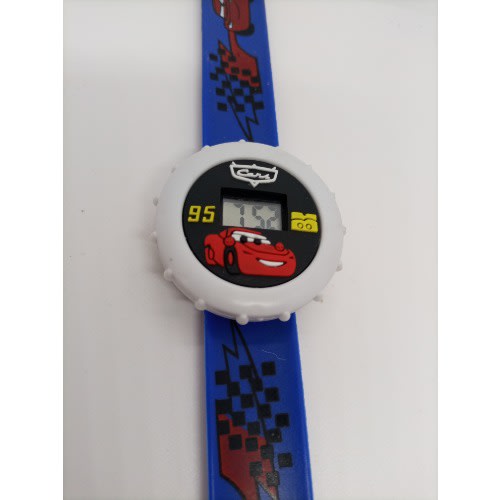 Lightening Macqueen Pixar Cars Digital Watch - Blue