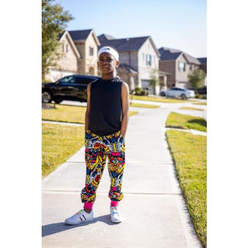 Kente Joggers - Multicolor