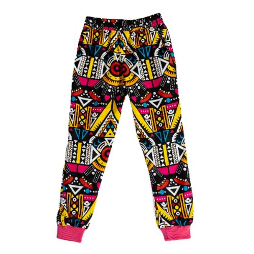 Kente Joggers - Multicolor