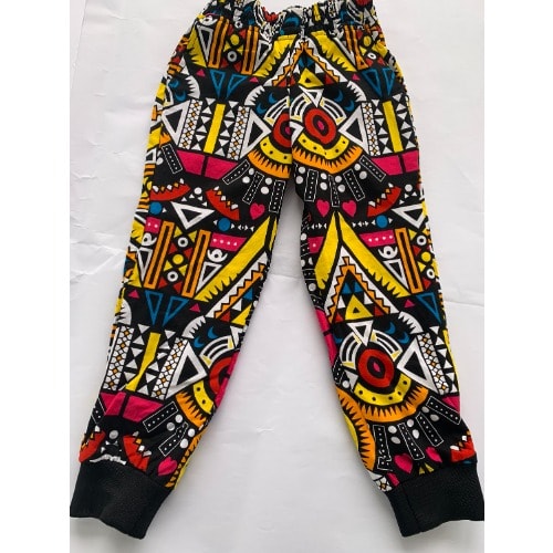 Kente Joggers - Multicolor