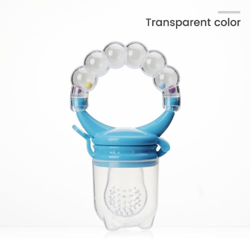 Baby Fruit Bell Silicone Pacifier- Transparent