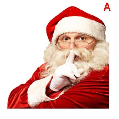 Window Graphics Christmas Santa Claus Car Waterproof Stickers