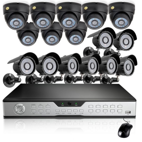 CCTV Camera - 16 Pieces + Free 64GB Flash Drive