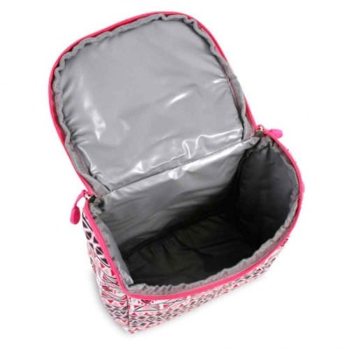 18inch Set Beamer Rolling Backpack And Lunch Bag - Skandi Pink