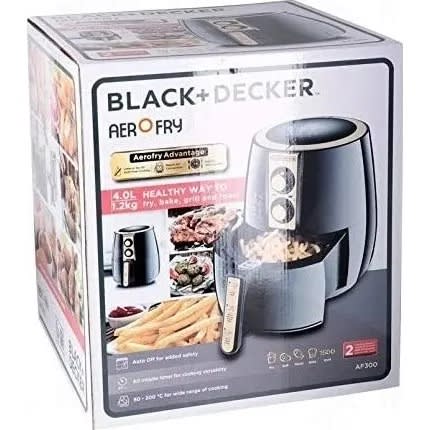 Black + Decker Rapid Air Convection Technology Air Fryer - 1500W - 4L