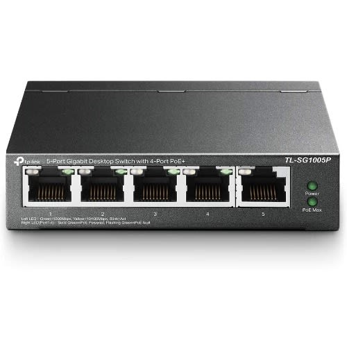 5-port Gigabit Desktop Switch With 4-port Poe - Tl-sg1005p