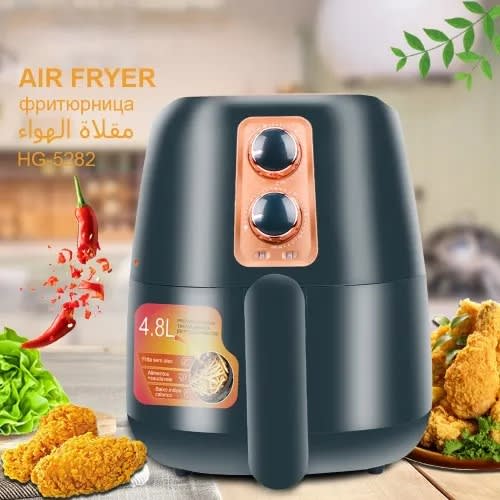 Haeger Hg-5282 Electric Air Fryer - 4.8L - 1350W - Multifunction Knob Control