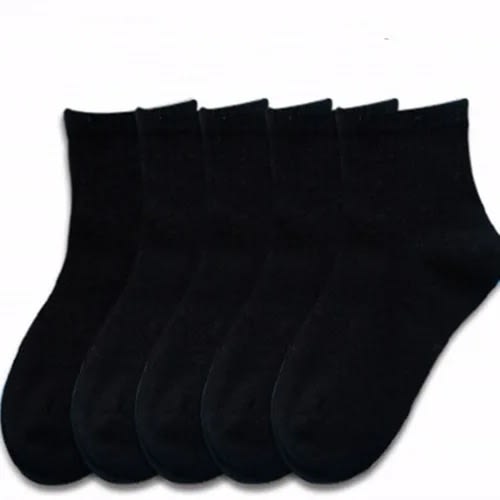 Ankle Unisex Sock - Black - 3pairs