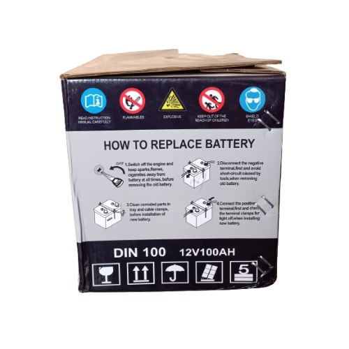 Automotive Car Battery - 100ah - 12 Volts