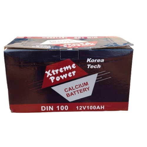 Automotive Car Battery - 100ah - 12 Volts