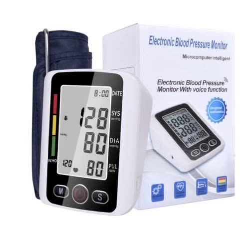 Electronic Blood Pressure Monitor With Voice Function