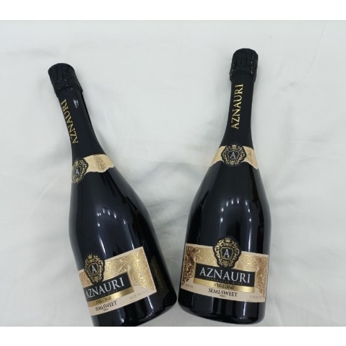 Aznauri Champagne - Semi-sweet - 750ml - 6 Bottles