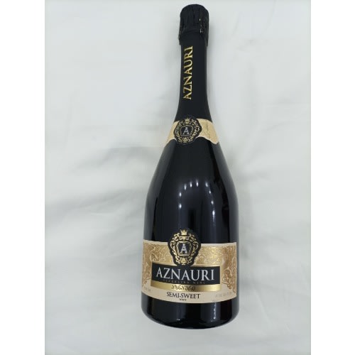Aznauri Champagne - Semi-sweet - 750ml - 6 Bottles