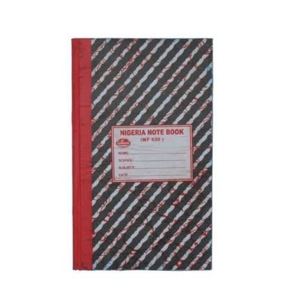Long Nigeria Hardcover Notebook- Big  10 inches