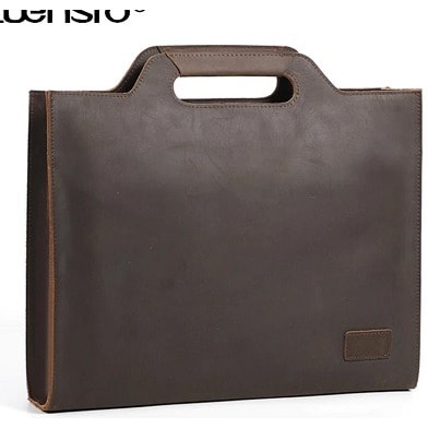 lensro Leather Laptop Bag