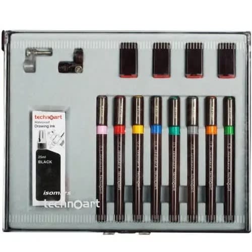 Technical Drawing Pen - Set Of 8