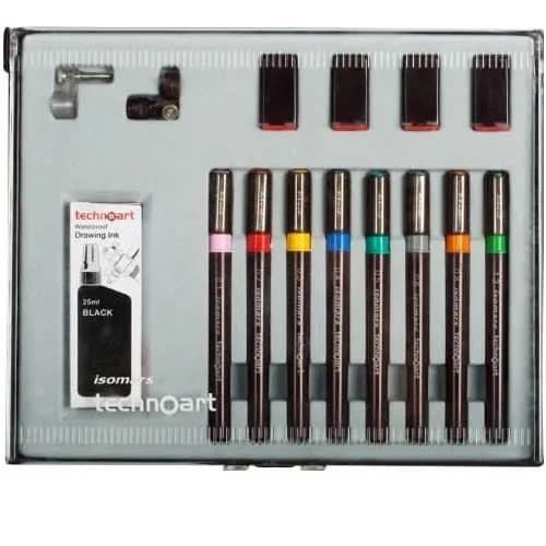 Technical Drawing Pen - Set Of 8