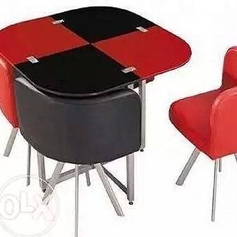 Retro Round Compact Dining Table